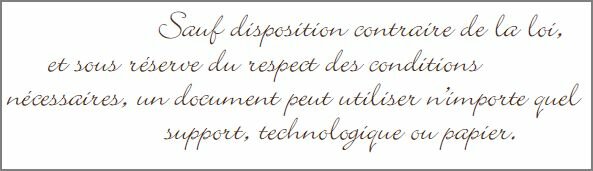 Fondation du Barreau (Guide) - Équivalence des supports