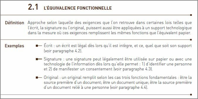 Fondation du Barreau (Guide) - Équivalence fonctionnelle